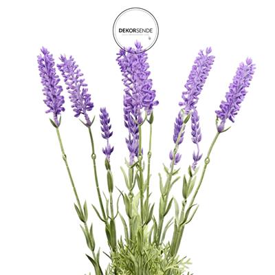 Yapay Lavanta Çiçeği Demeti Mor 40 cm