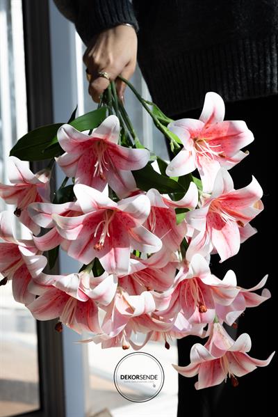 Yapay Lilyum Demeti Pembe 55 cm