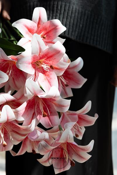 Yapay Lilyum Demeti Pembe 55 cm