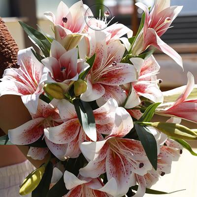 Yapay Lilyum Demeti Pembe 55 cm