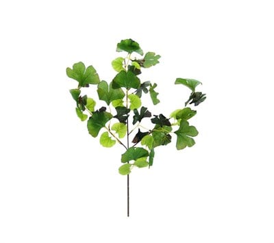 Yapay Mabet Yaprak 3 Dal Alacalı Yeşil 70 cm