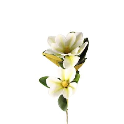 Yapay Manolya Uzun Tek Dal Beyaz 90 cm