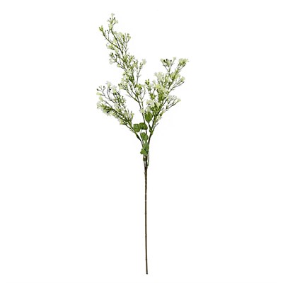 Yapay Mine Dal Çiçekli Beyaz 85 cm