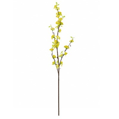 Yapay Mine Dal Çiçekli Sarı 100 cm