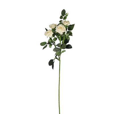 Yapay Mini Çardak Gül Dalı Krem 74 cm