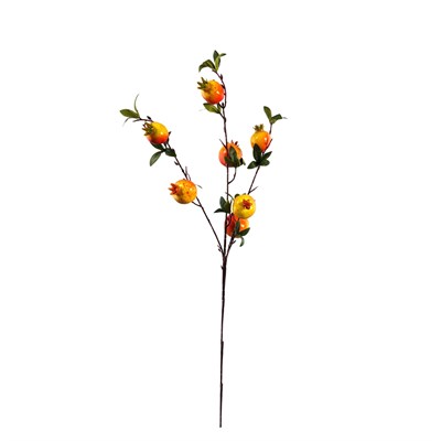 Yapay Nar Dalı Sarı Turuncu 90 cm