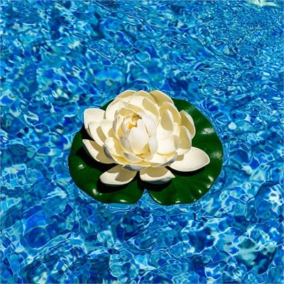 Yapay Nilüfer Krem 18 cm