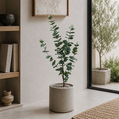 Yapay Okaliptüs Dal Gri 90 cm