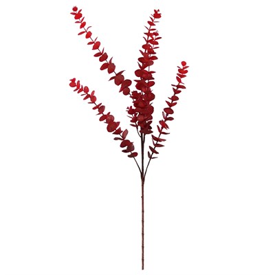 Yapay Okaliptus Demet Kırmızı 90 cm