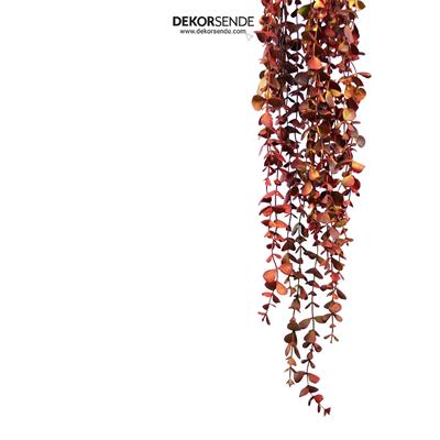 Yapay Okaliptüs Sarkıt Kırmızı 95 cm