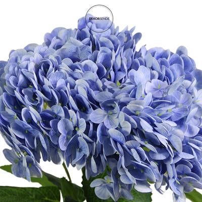 Yapay Ortanca Demeti Islak Dokulu Açık Mavi 43 cm