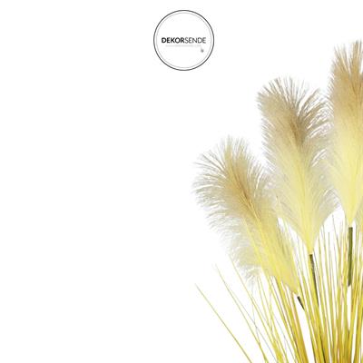 Yapay Pampas Saz Demeti Turuncu 90 cm