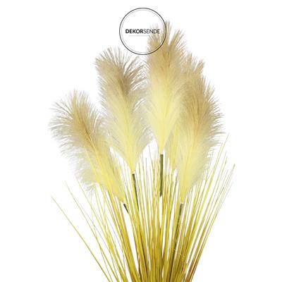 Yapay Pampas Saz Demeti Turuncu 90 cm