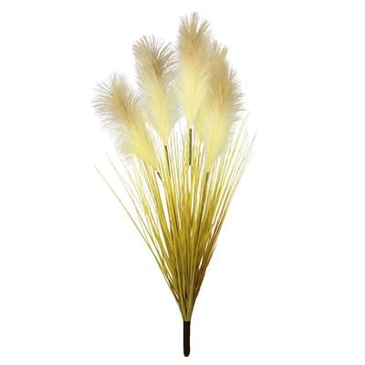Yapay Pampas Saz Demeti Turuncu 90 cm