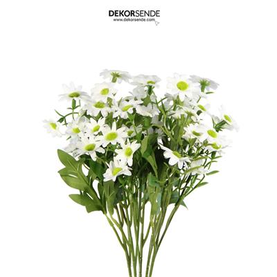 Yapay Papatya Demeti Beyaz 43 cm