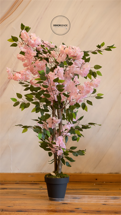 Yapay Bahar Dalı Ağaç Pembe 110 cm