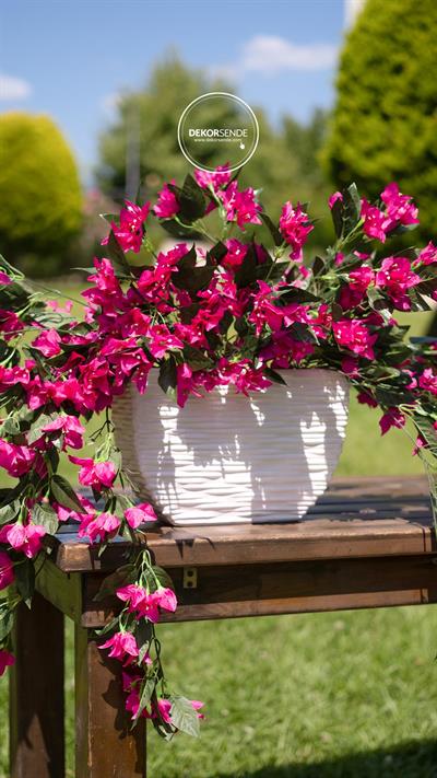 Yapay Pembe Begonvil Dalı 118 cm