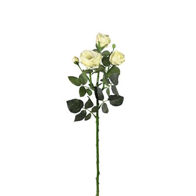 Yapay Piano Gül Dalı Krem 66 cm
