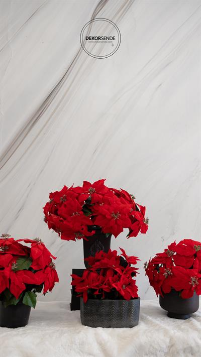 Yapay Ponsetya Demeti 35 cm