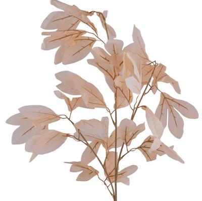 Yapay Rustik Yaprak Dal Somon 80 cm