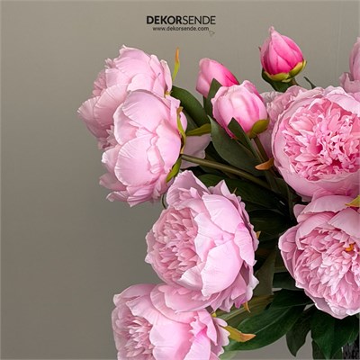 Yapay Şakayık Demet Pembe 80 cm