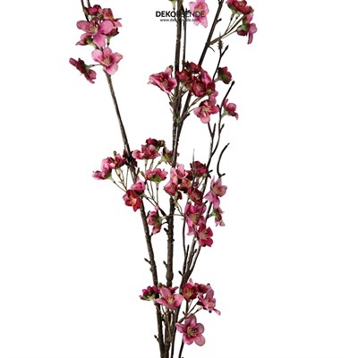 Yapay Şeftali Çiçeği Dal Pembe 135 cm