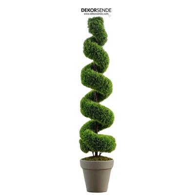 Yapay Spiral Selvi Ağaç 160 cm