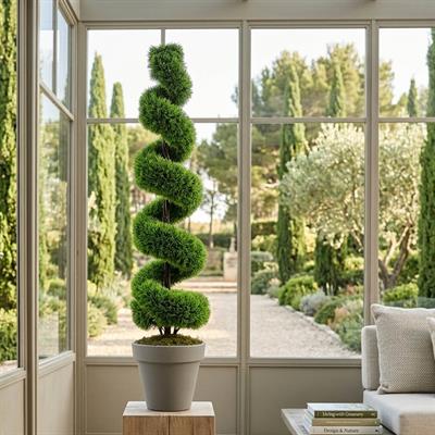 Yapay Spiral Selvi Ağaç 160 cm