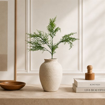 Yapay Sprengeri (Kuşkonmaz) Bitki Yeşil 75 cm