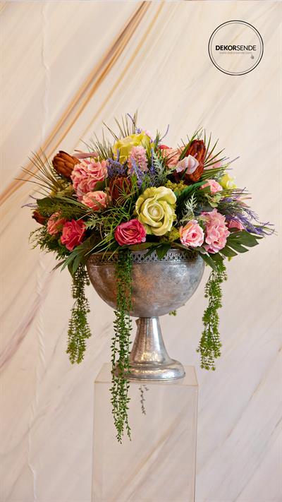 Yapay Sümbül Dal Pembe