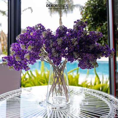 Yapay Sümbül Dalı Mor 65 cm