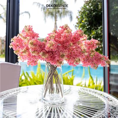 Yapay Sümbül Dalı Pembe 65 cm