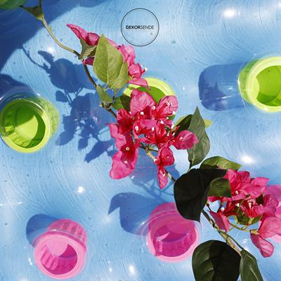 Yapay Tek Dal Begonvil Pembe 85 cm