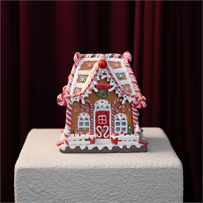 Yılbaşı Dekoratif Şekerleme Kurabiye Ev Biblosu 20 cm