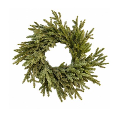 Yılbaşı Garland Çam Çember Lüks Yeşil 60 cm