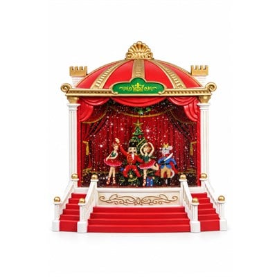 Yılbaşı Kar Küresi Işıklı Sirk Model 22x25 cm