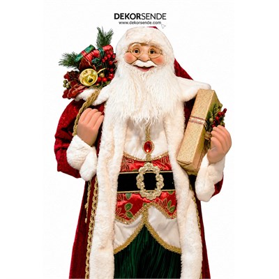 Yılbaşı Kemerli Lüks Noel Baba 150 cm