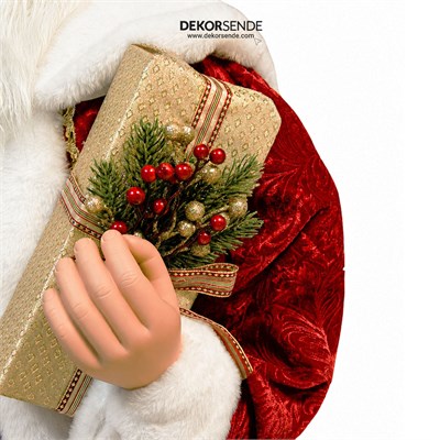 Yılbaşı Kemerli Lüks Noel Baba 150 cm