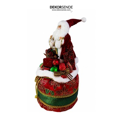 Yılbaşı Keseden Çıkan Noel Baba 70x35 cm
