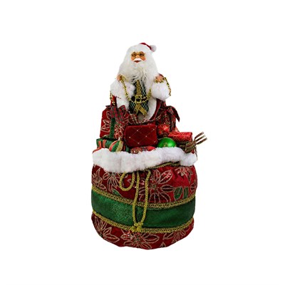 Yılbaşı Keseden Çıkan Noel Baba 70x35 cm