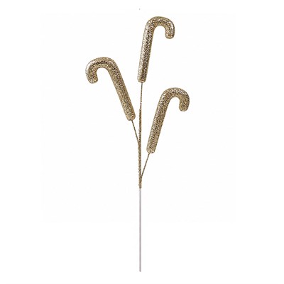 Yılbaşı Süsü Baston Şeker Pike Şampanya 64 cm