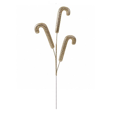 Yılbaşı Süsü Baston Şeker Pike Şampanya 64 cm