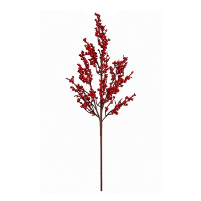 Yılbaşı Süsü Pike Dal Boncuk Berry Kırmızı 72 cm