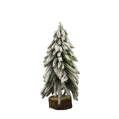 Yılbaşı Süsü Çam Ağacı Masaüstü Karlı 30 cm
