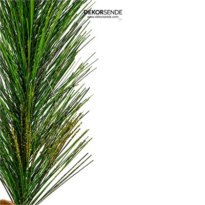 Yılbaşı Süsü İğne Çam Dalı Kozalaklı Yeşil 60 cm