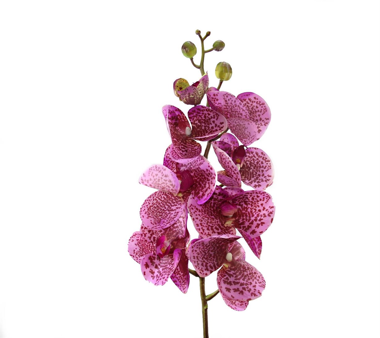 Yapay Orkide Dalı Gerçek Dokunuş Mor Benekli Jumbo | Yapay Çiçek Dalları ve  Demetleri