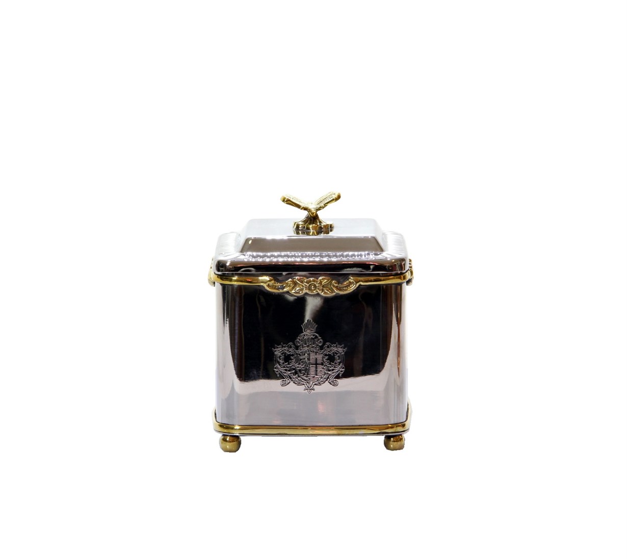 2020 BLACK PEARL KELEBEKLİ DİKDÖRTGEN KAVANOZ 10X10X13CM  1MG-81K  LMD* - Netodan Gelenler