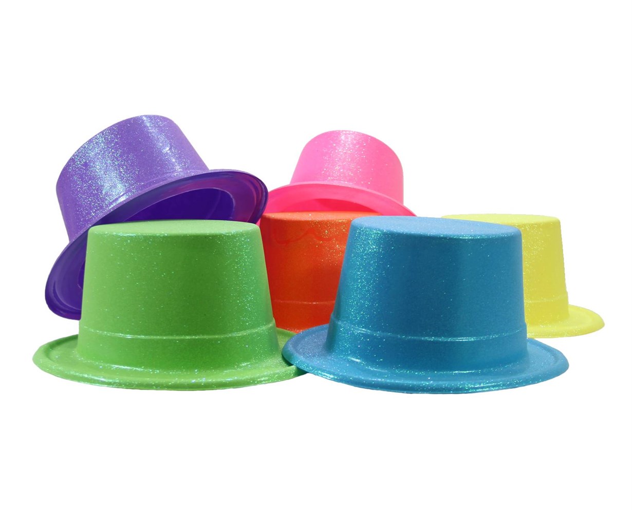 Simli Fötr Şapka 6 Renk | Parti Aksesuarları