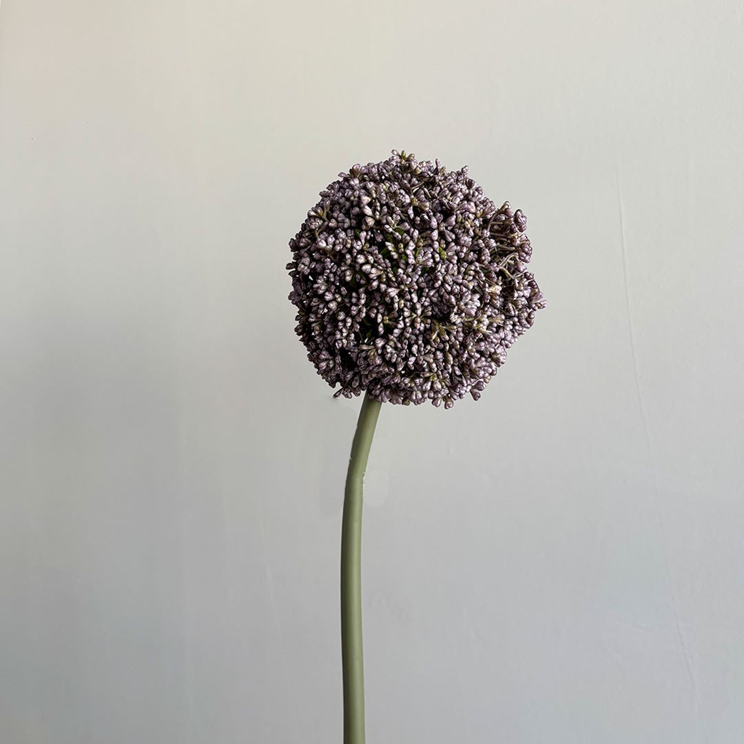 Yapay Allium Dal Lila 75 cm - Yapay Çiçek Dalları ve Demetleri