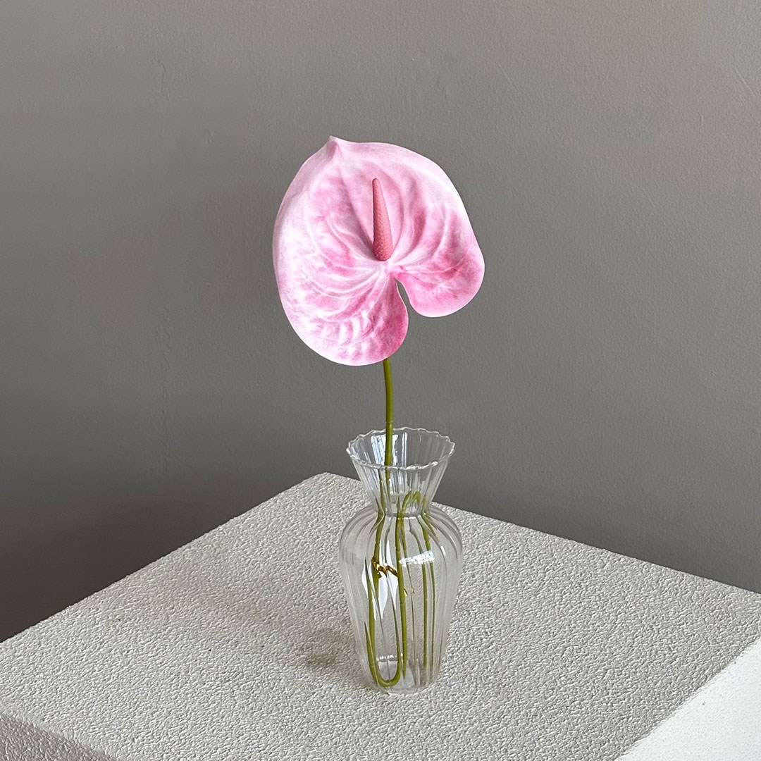 Yapay Antoryum Dal Pembe 60 cm - Yapay Çiçek Dalları ve Demetleri